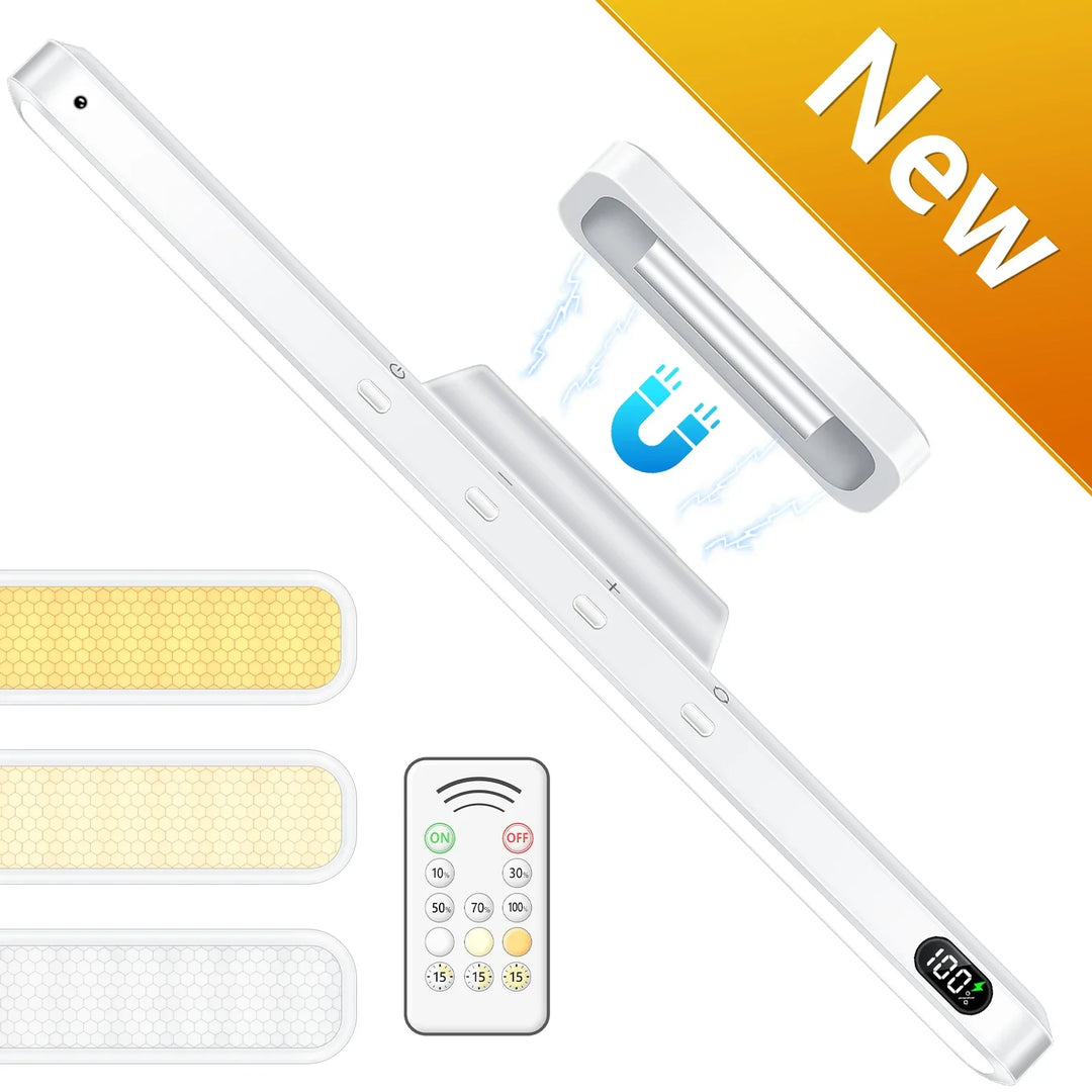 Smart cordless LED lamp, 3 color temperatures & adjustable dimming for optimal home ambiance.
