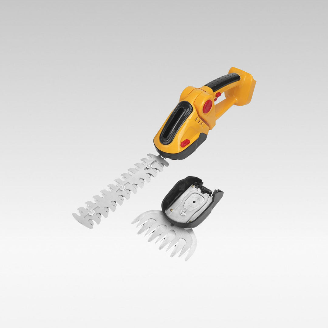 Cordless mini electric hedge trimmer, ideal for precise pruning and garden maintenance