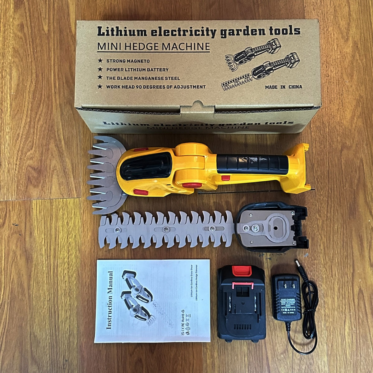 New outdoor tool: mini electric hedge trimmer for efficient garden trimming