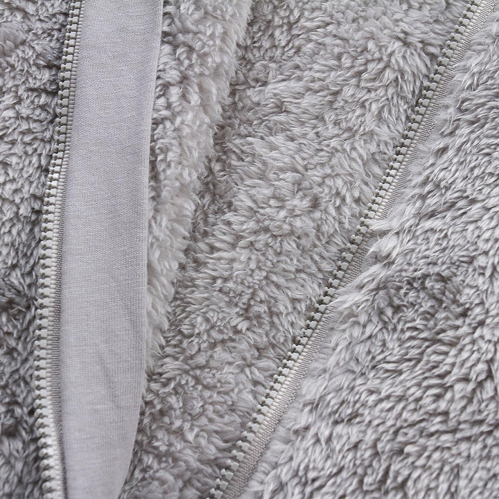 Essential baby winter wear: warm hooded fleece romper, cozy infant bodysuit.