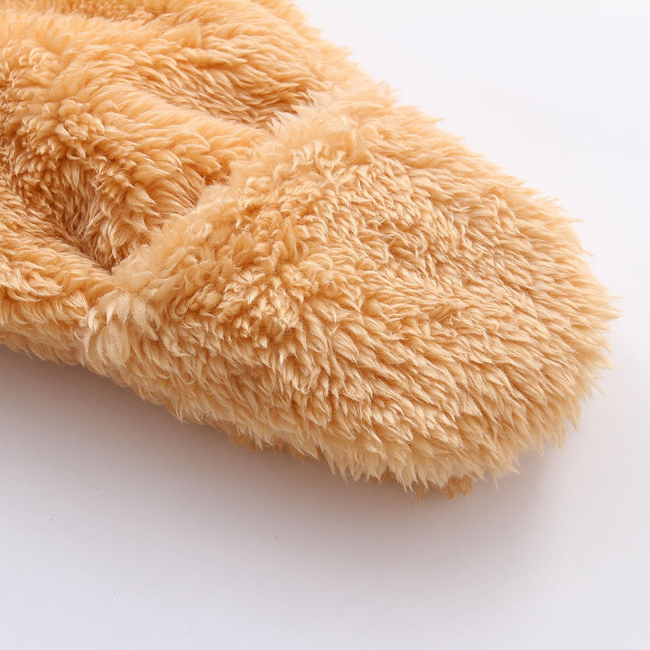 Warm fleece-lined newborn hooded bodysuit; adorable & practical outfit.