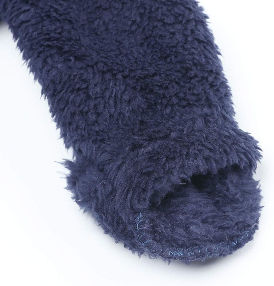 Cozy fleece-lined hooded infant bodysuit, perfect for cold protection.