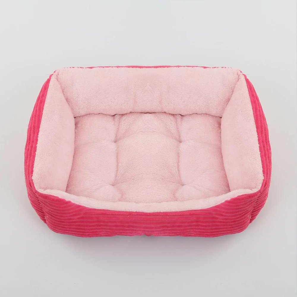 Ultimate pet comfort with this cozy, soft, washable, and non-slip plush dog bed.