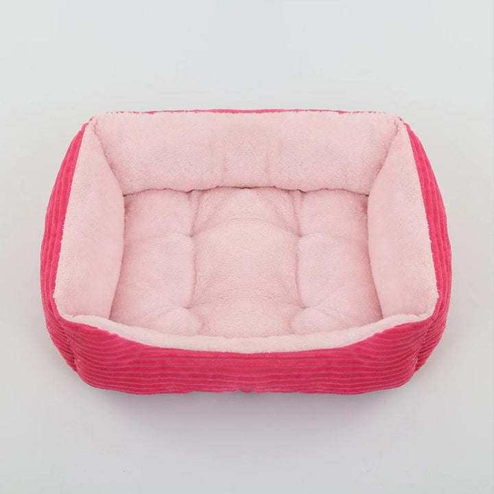 Ultimate pet comfort with this cozy, soft, washable, and non-slip plush dog bed.