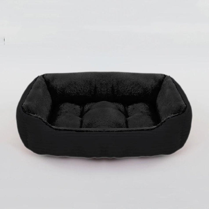Washable round plush dog bed for ultimate pet comfort and easy maintenance.