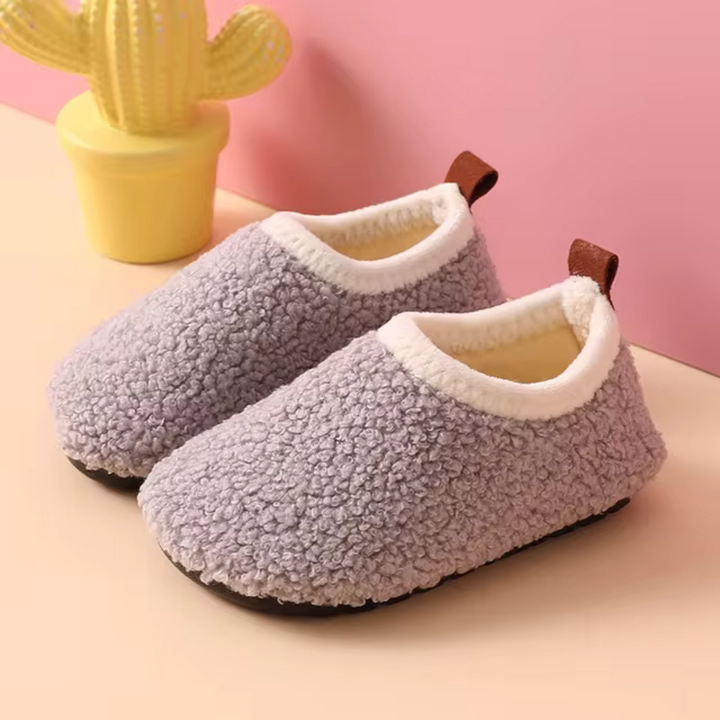 Warm and cozy children's slippers, designed for ultimate indoor comfort. Soft non-slip soles for little feet.