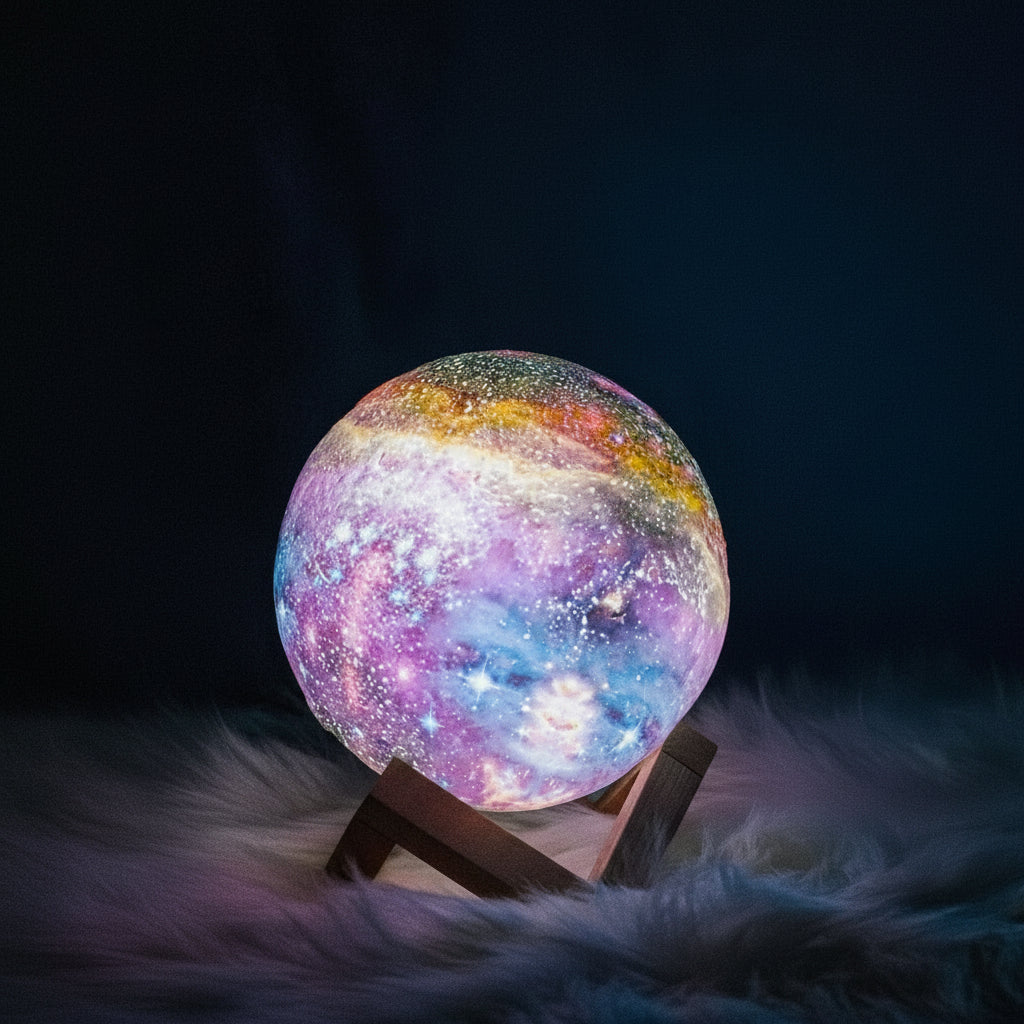 Customizable LED ambient light globe, perfect for mood lighting & home decor.