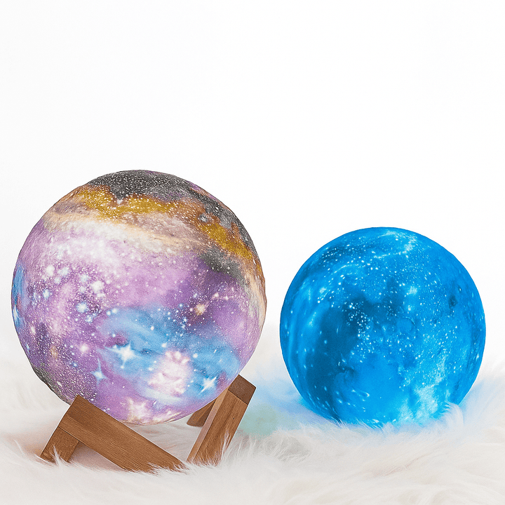 Contemporary LED ambient light globe, a smart and customizable decorative lamp for modern spaces.