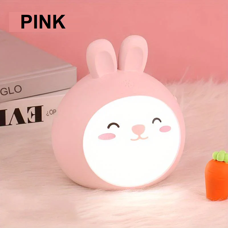 Calming LED children's light, CuddlePaw sleep aid. Portable & cute lamp for nursery decor.
