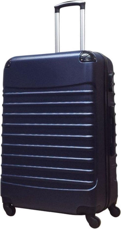 Essential dark blue 2-piece luggage set. Hard shell design, spinner wheels for comfortable business or vacation travel.