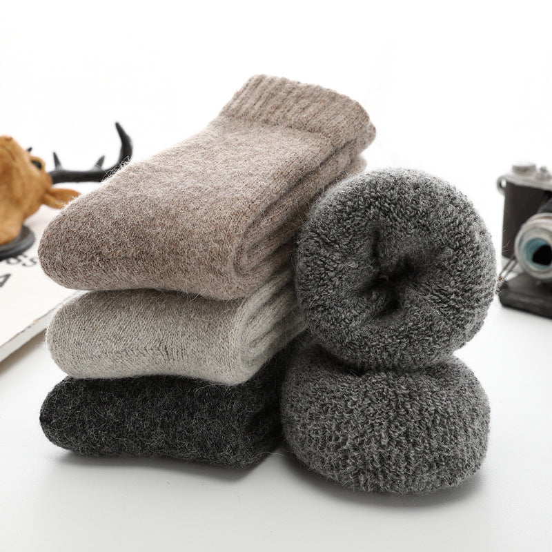 Dark gray cozy comfort socks, unisex, one size fits most, for warm everyday wear.