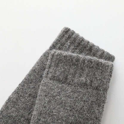 One size dark gray cozy unisex socks for men & women, perfect for warmth, comfort, and lounging.