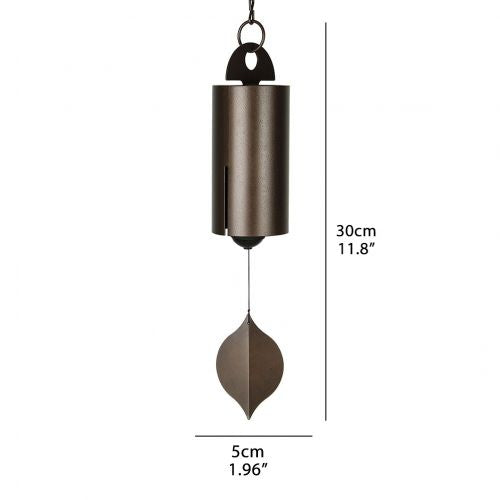 Peaceful deep resonance wind chime, a unique sound accent for home & garden, thoughtful gift idea.