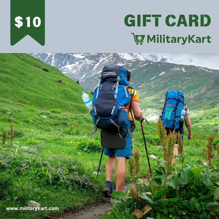Digital gift card, military inspired design, perfect present for tactical gear enthusiasts