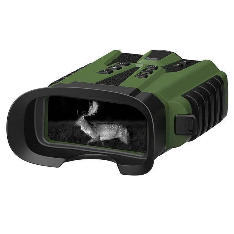 Digital night vision binoculars with full-color infrared for outdoor hunting and surveillance