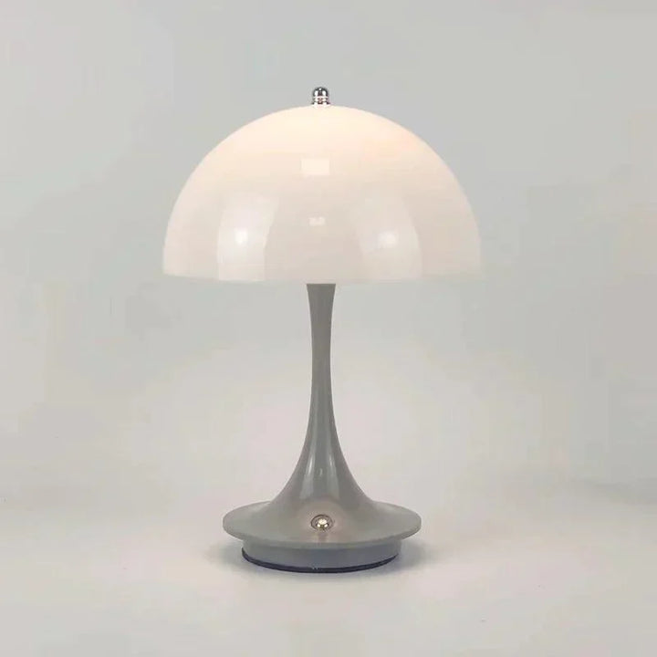 Charming dimmable flower bud table lamp, wireless design, creating warm accent lighting.