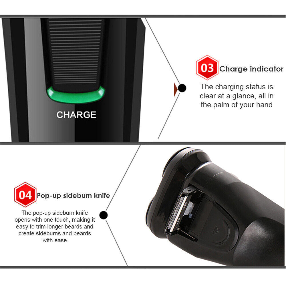 1080P HD WiFi hidden shaver camera. Discreet surveillance spy cam with motion detection for home security.