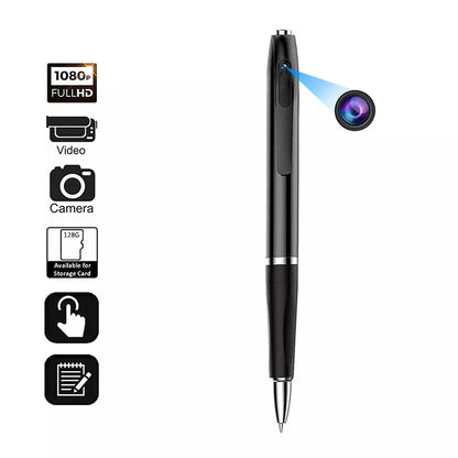 Micro cam pen for conferences, recording important meetings with clear HD video and digital voice.