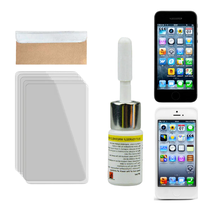 DIY universal phone screen crack repair kit for quick and easy device glass fixes. Restore your phone's screen.