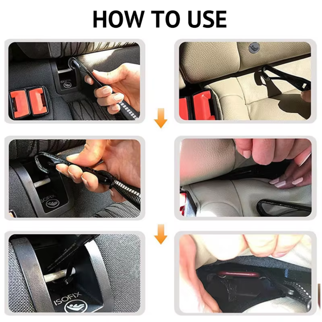 Premium dog car seatbelt, a vital pet safety car accessory for secure and comfortable canine travel.
