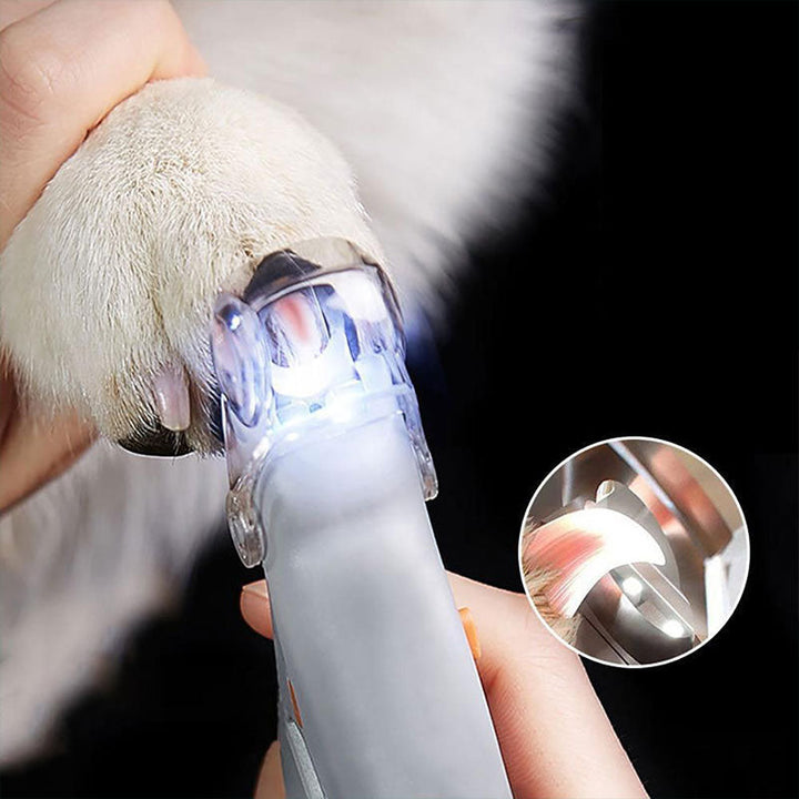 Professional dog nail clipper, LED light, and quick sensor for ultimate pet grooming safety.