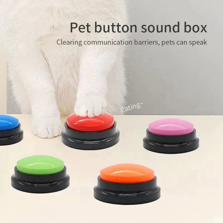 Durable dog talking buttons, perfect dog supplies for vocal pet training & canine enrichment.