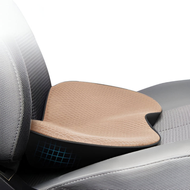 Premium Car Seat Booster: Ergonomic memory foam cushion for ultimate driving comfort & back support.