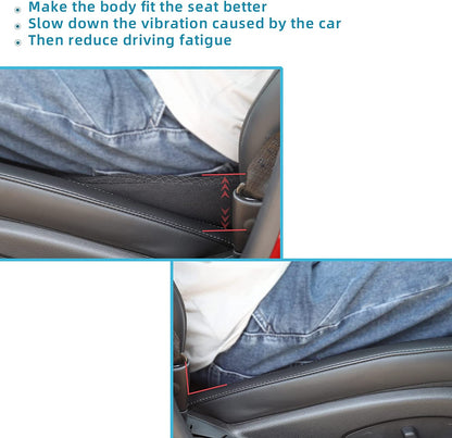 Driver Height Booster Cushion: Essential car accessory for shorter drivers, improves visibility & posture.