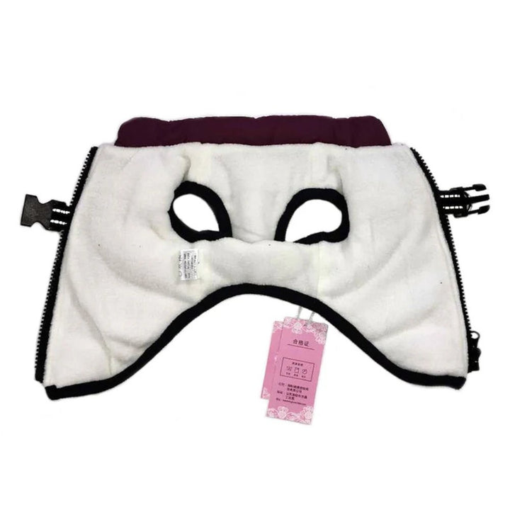 Pet apparel: warm waterproof dog coat with integrated harness, ideal for snowy days.