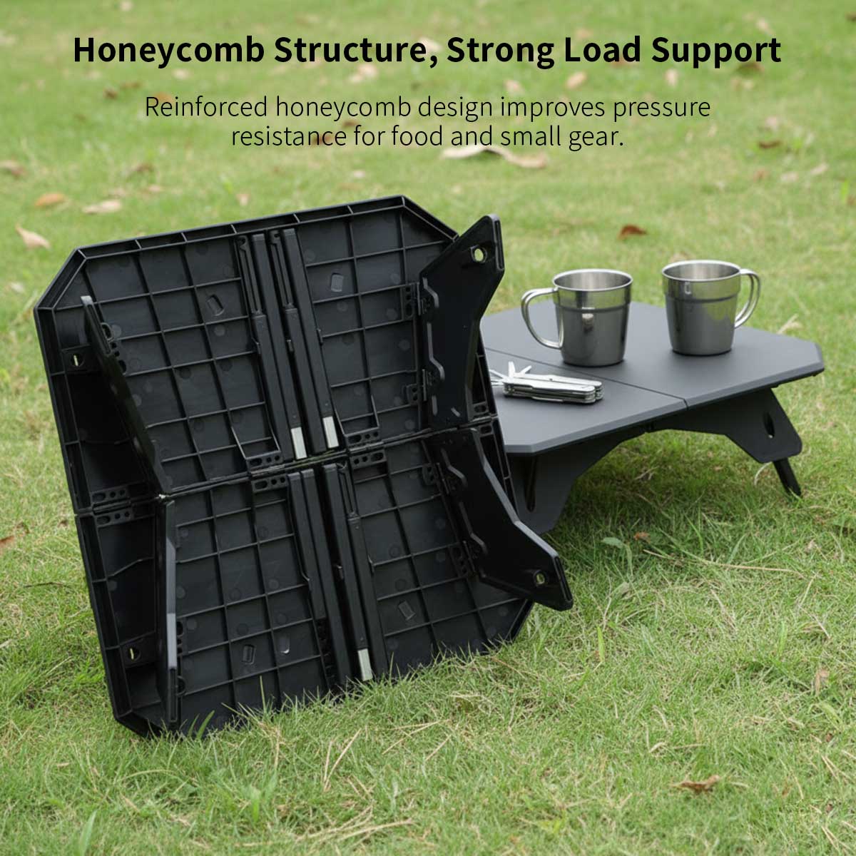 Dual-Height Lightweight Folding Camping Table