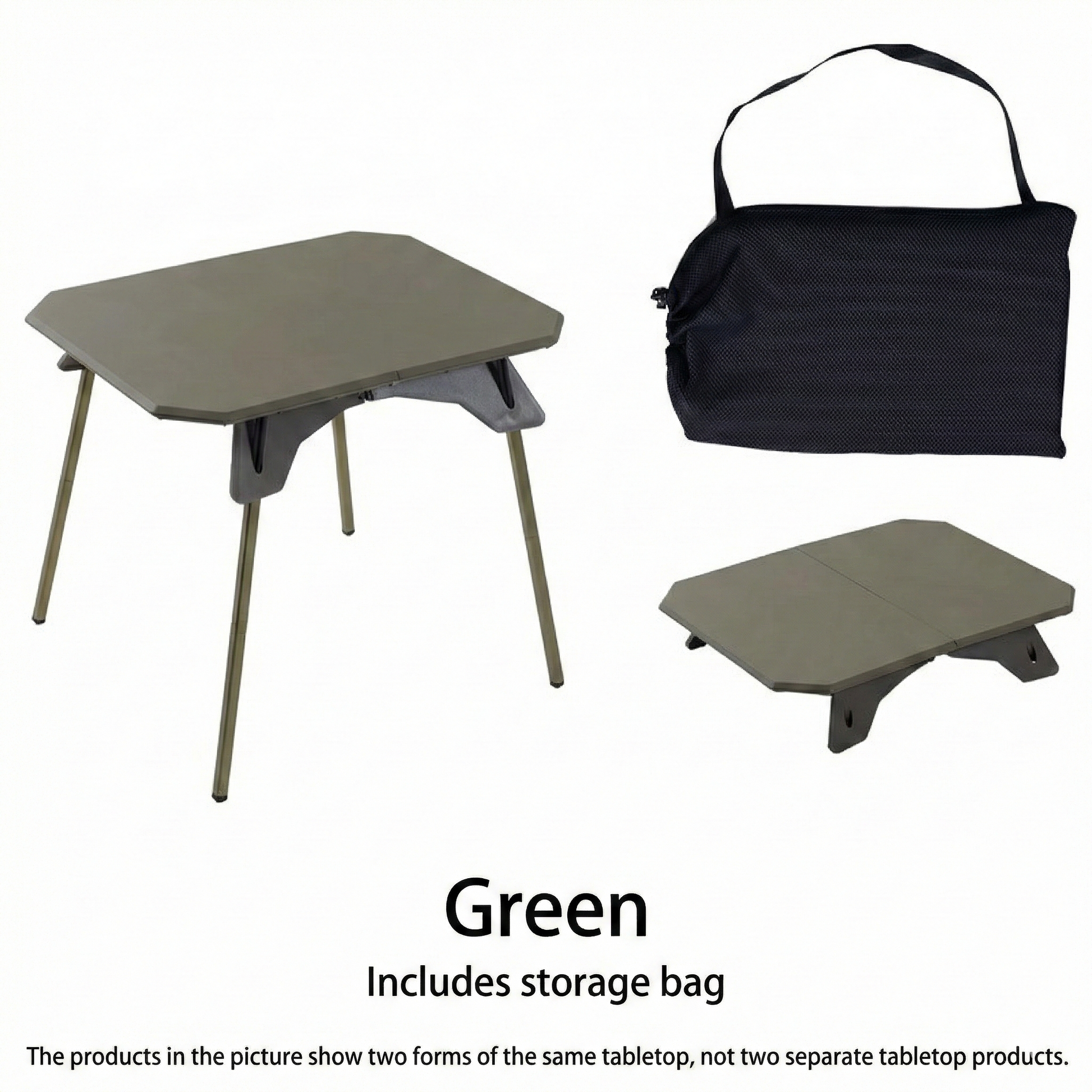 Dual-Height Lightweight Folding Camping Table