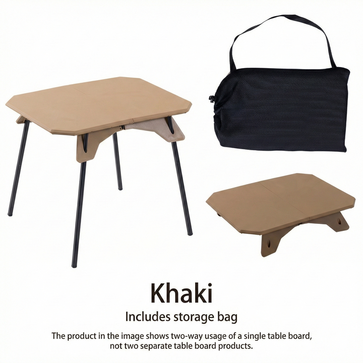 Dual-Height Lightweight Folding Camping Table
