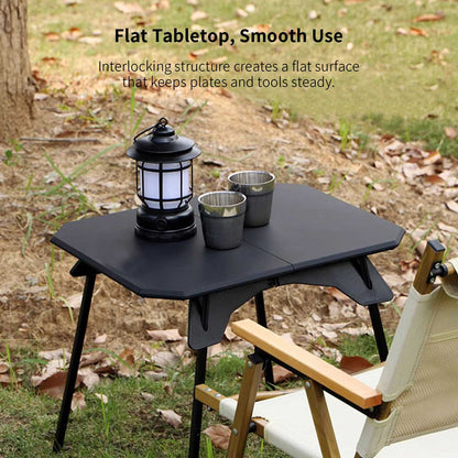 Dual-Height Lightweight Folding Camping Table