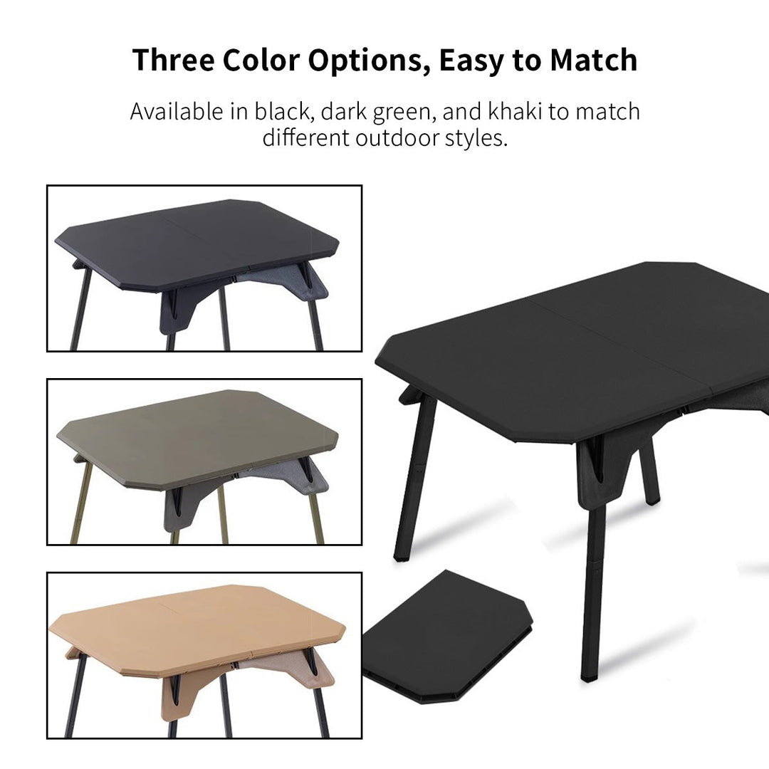 Dual-Height Lightweight Folding Camping Table