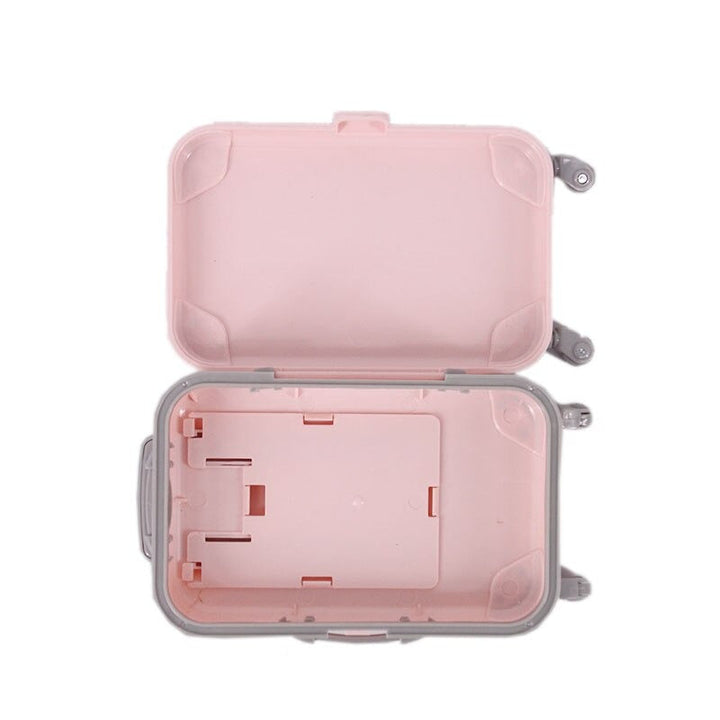 Sturdy 18-inch doll luggage for kids, ideal for pretend play & organizing doll accessories.