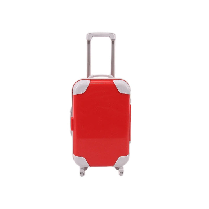 Kids' 18-inch doll luggage, a durable travel toy for imaginative pretend play fun.