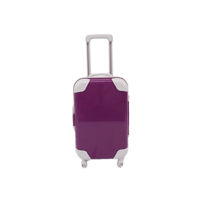 Imaginative play 18-inch doll suitcase, a vibrant travel toy for young adventurers.