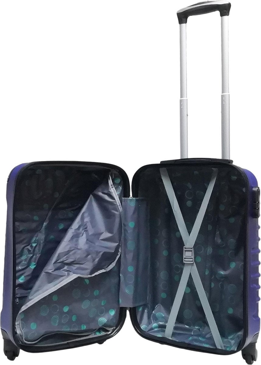 Versatile 2-piece ABS hardshell luggage set with spinner wheels, lightweight for diverse travel.