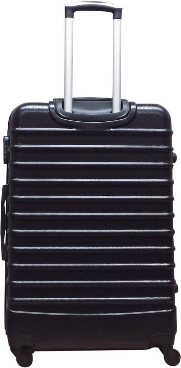 Stylish & functional 2-piece ABS hardshell luggage set, durable & lightweight for travel.