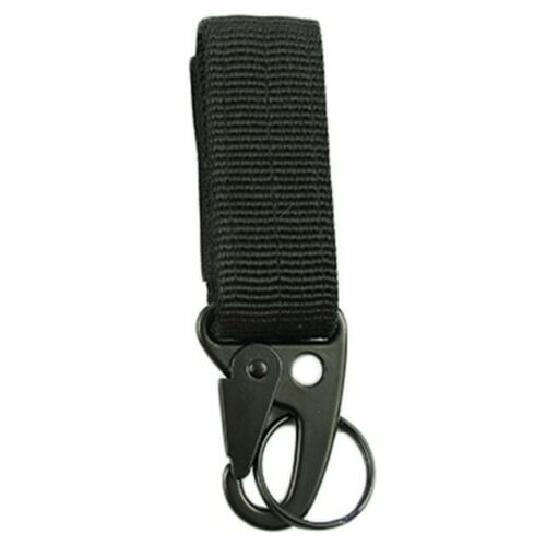 Outdoor tactical gear clip two-pack, versatile key holder for belts and backpacks