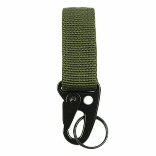 Unisex tactical belt key clip, 2-pack, built for rugged outdoor and hiking use