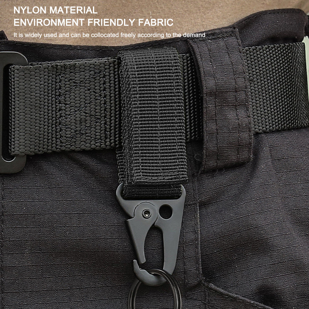 Unisex durable keychain holder 2-pack, attaches to molle systems for easy access