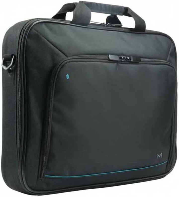 Protective blue laptop briefcase for 14-15.6 inch laptops. Padded storage for work, travel, and accessories.