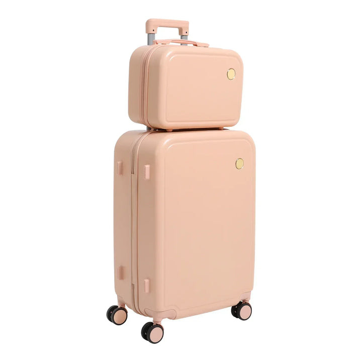 Vienna Duo 2-piece hard shell luggage set, ideal for weekend trips & secure travel.