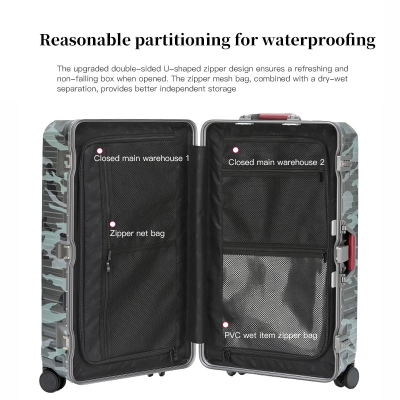 Compact hard shell suitcase with wide grip handle & smooth wheels for easy airport navigation.