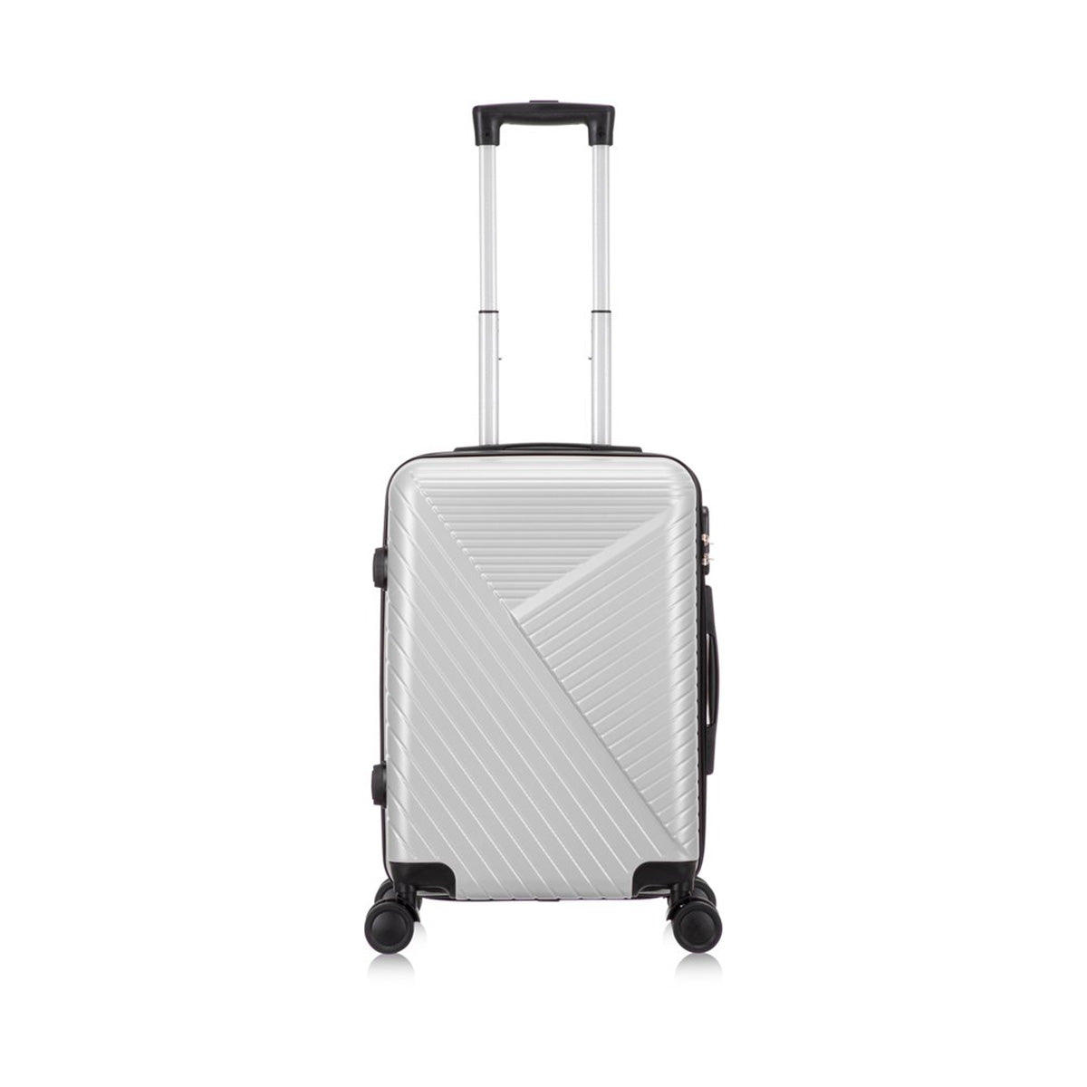 Durable hardshell suitcase with smooth spinner wheels & TSA lock for secure, easy travel.