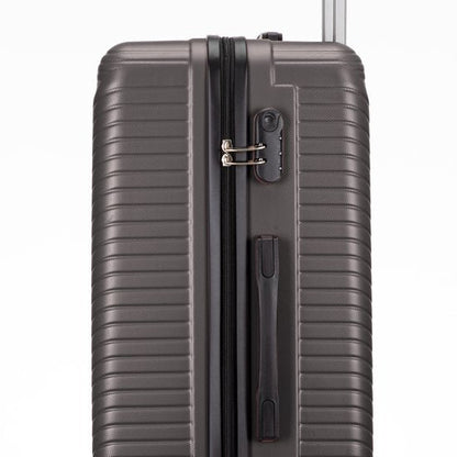 Secure hardshell travel bag with integrated TSA lock & spinner wheels. Durable luggage for peace of mind.
