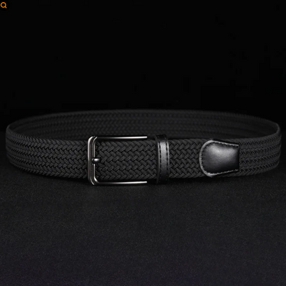 Classic men's braided belt, perfect for everyday style & comfort. Durable woven design, great gift for him.