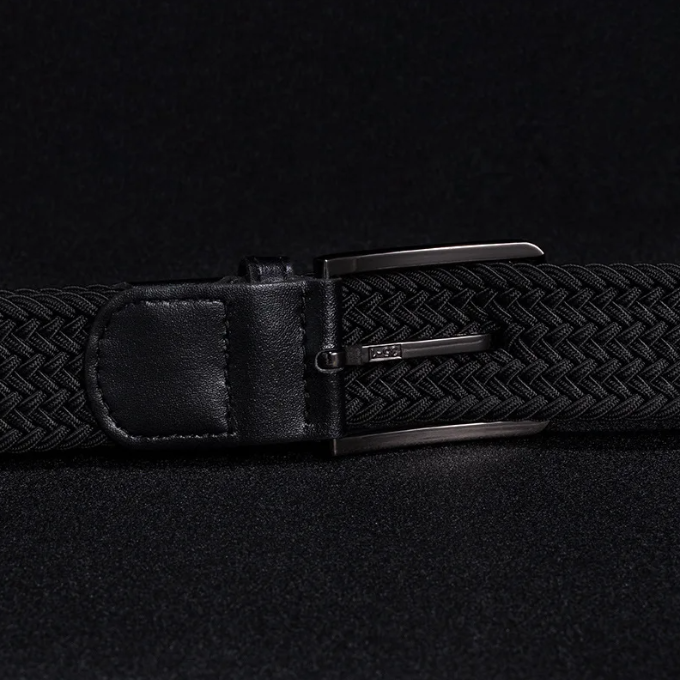 Elegant men's braided belt, premium quality. Comfortable & durable woven classic for timeless fashion.
