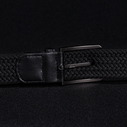 Elegant men's braided belt, premium quality. Comfortable & durable woven classic for timeless fashion.